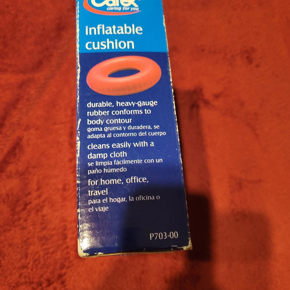 🔥🔥HP🔥🔥5-4-25🔥🔥NWT CAREX INFLATABLE CUSHION SIZE 15"×3" 38.1CM×7.6CM - Picture 4 of 4
